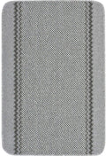 Washable Designer Bordered Grey Rug