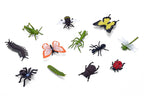 Insect Figure Playset - 12 Mini Bug Figures