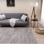 Grey Abstract Rug