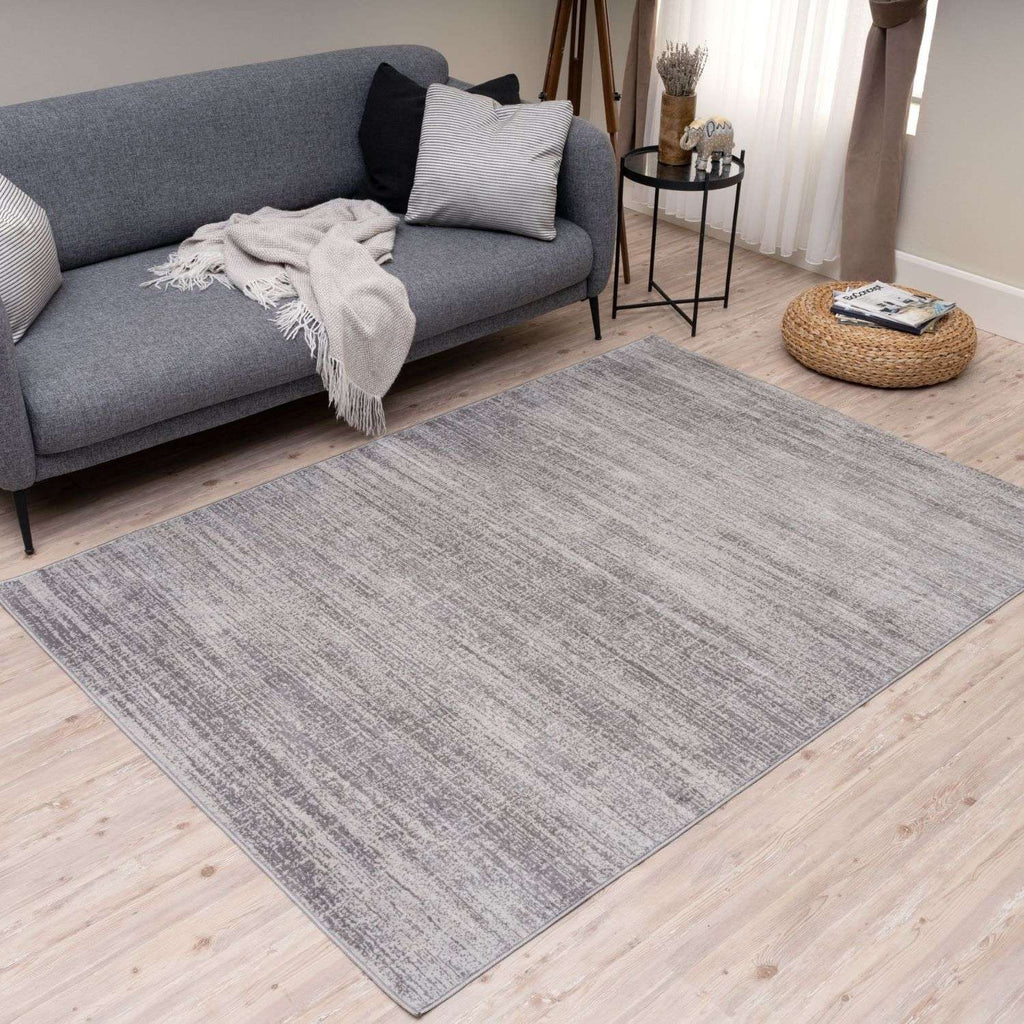 Grey Abstract Rug