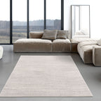 Cream & Grey Abstract Rug