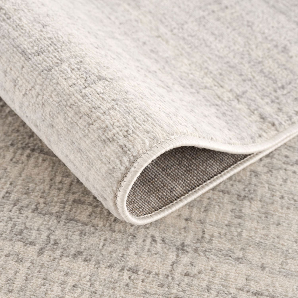 Cream & Grey Abstract Rug