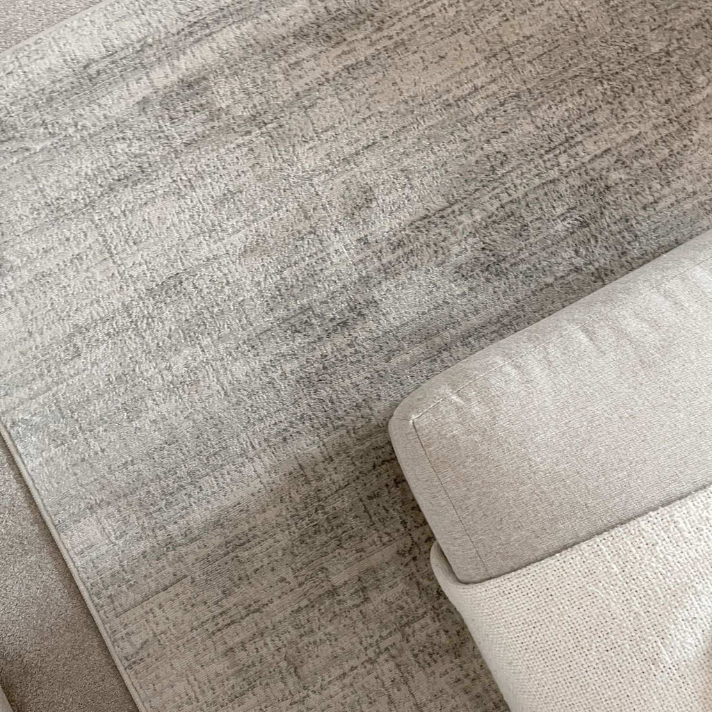 Cream & Grey Abstract Rug