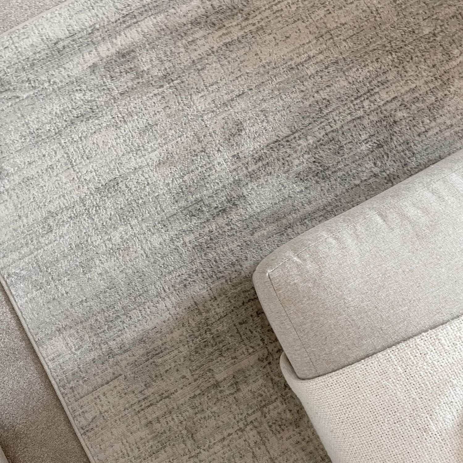 Cream & Grey Abstract Rug