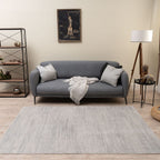 Cream & Grey Abstract Rug