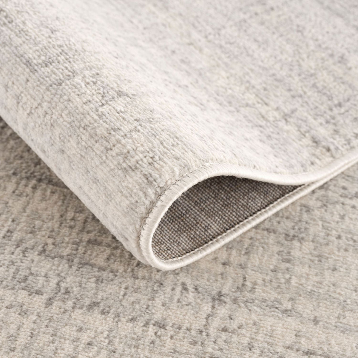 Cream & Grey Abstract Rug