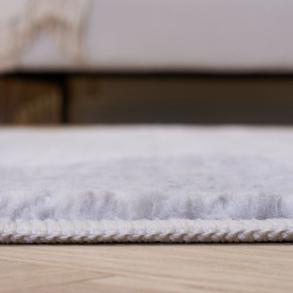 Cream & Grey Abstract Rug