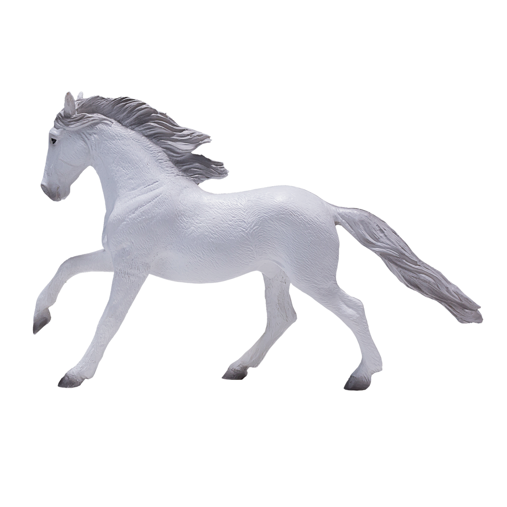 Lusitano Grey Horse Toy Realistic Equestrian Model