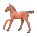 Arabian Foal Chestnut Toy Realistic Horse Figurine