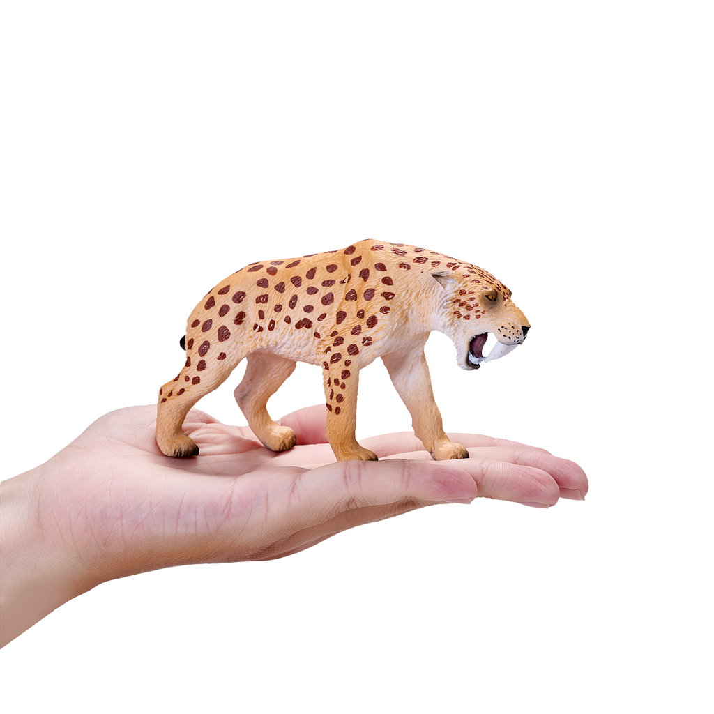 Smilodon Toy Realistic Prehistoric Saber-Tooth Cat Figure