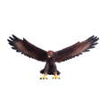 Golden Eagle Toy Realistic Bird of Prey Figurine