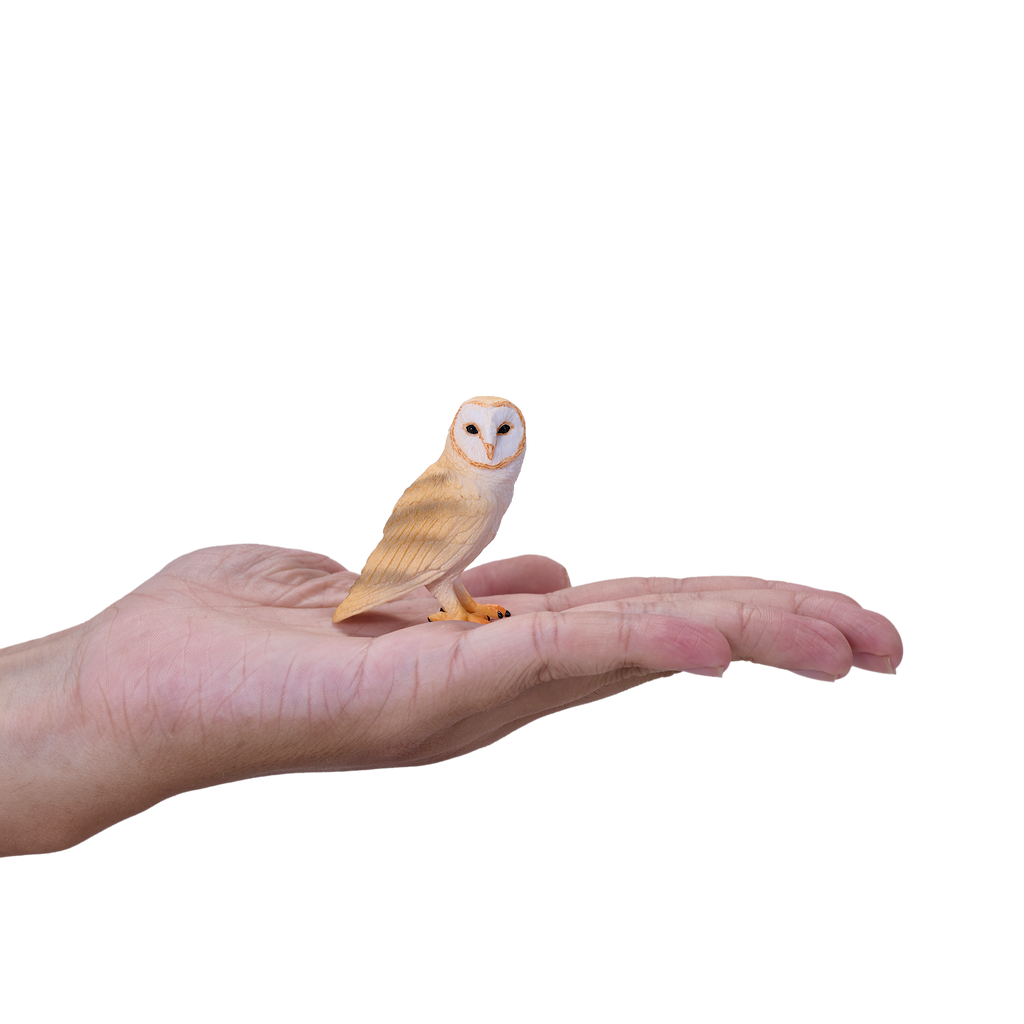 Barn Owl Toy Realistic Nocturnal Bird Figurine