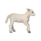 Romney Sheep Lamb Running Realistic Farm Animal Figurine