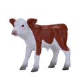 Hereford Calf Toy Farm Animal Figurine