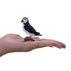 Atlantic Puffin Bird Figurine Realistic Wildlife Model