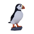 Atlantic Puffin Bird Figurine Realistic Wildlife Model