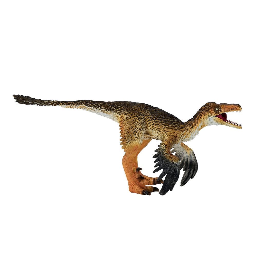 Troodon with Articulated Jaw Realistic Dinosaur Figure