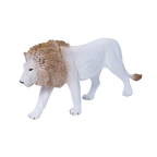 White Lion Toy Realistic Big Cat Figurine
