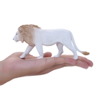 White Lion Toy Realistic Big Cat Figurine