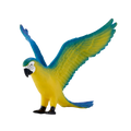 Blue Macaw Parrot Toy Realistic Exotic Bird Model
