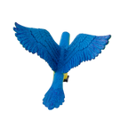 Blue Macaw Parrot Toy Realistic Exotic Bird Model