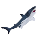 Great White Shark Toy Realistic Ocean Predator Model