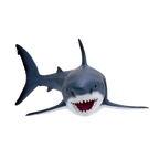 Great White Shark Toy Realistic Ocean Predator Model