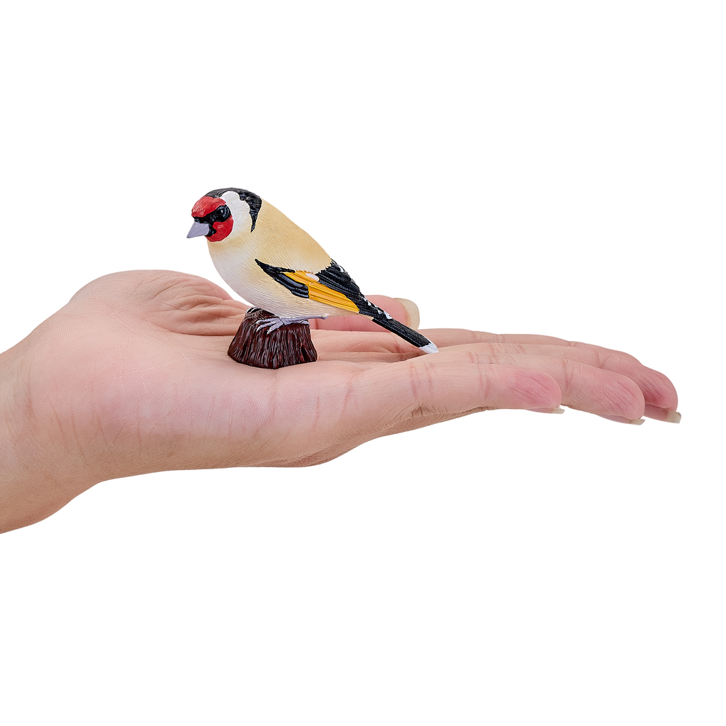 European Goldfinch Bird Toy Realistic Wildlife Figure