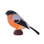 Bullfinch Bird Toy Realistic Wildlife Figurine
