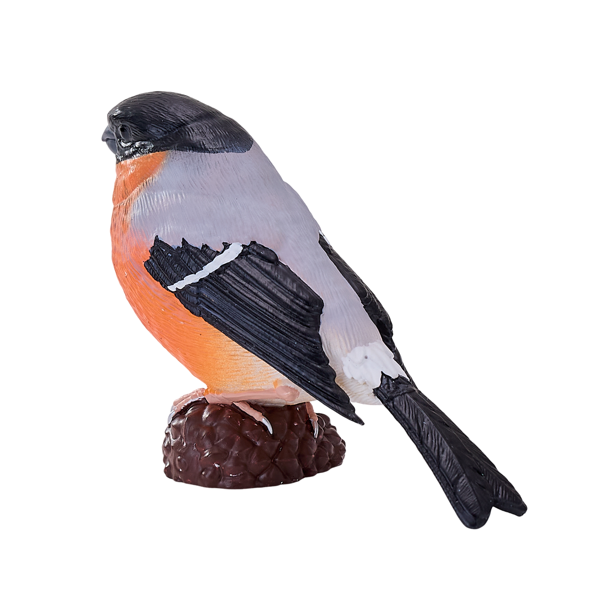 Bullfinch Bird Toy Realistic Wildlife Figurine