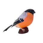 Bullfinch Bird Toy Realistic Wildlife Figurine