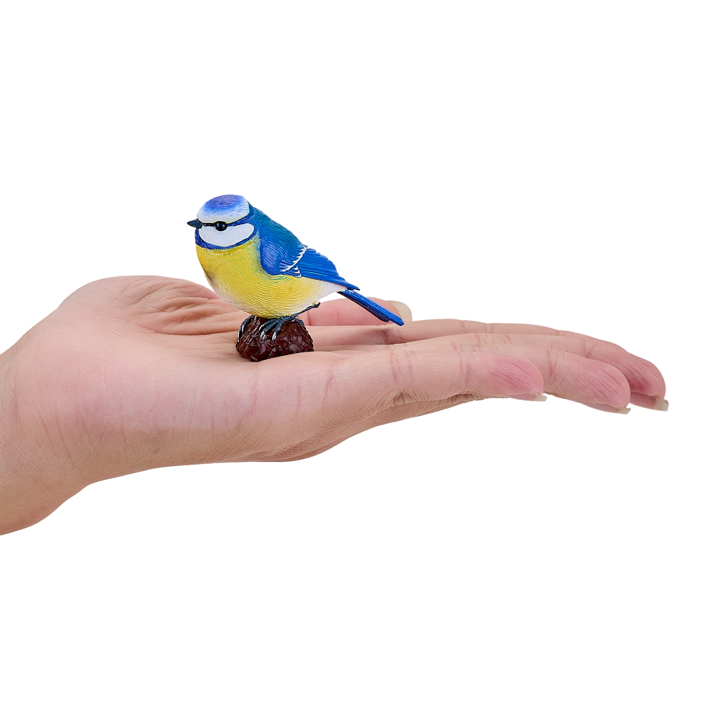 Blue Tit Bird Toy Realistic Wildlife Figurine