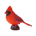 Red Cardinal Bird Toy Realistic Wildlife Model