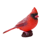Red Cardinal Bird Toy Realistic Wildlife Model