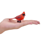 Red Cardinal Bird Toy Realistic Wildlife Model