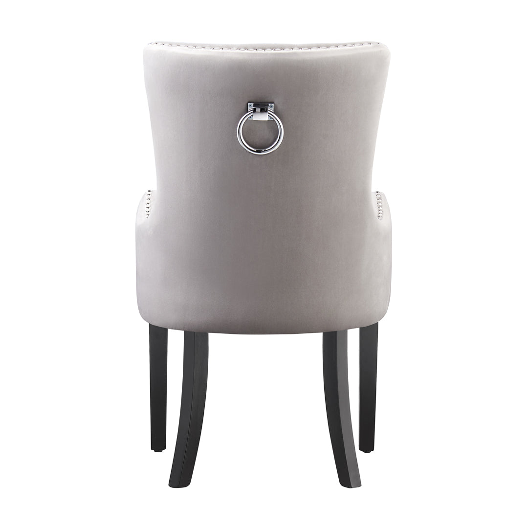 LUX Velvet Dining Chair (with armrests)