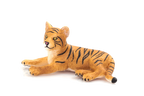 Tiger Cub Laying Down Toy Realistic Big Cat Model