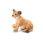 Lion Cub Playing Toy Realistic Big Cat Figure