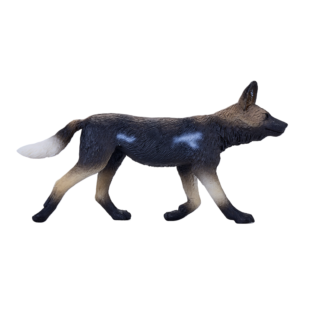 African Painted Dog Toy Realistic Wildlife Animal Model