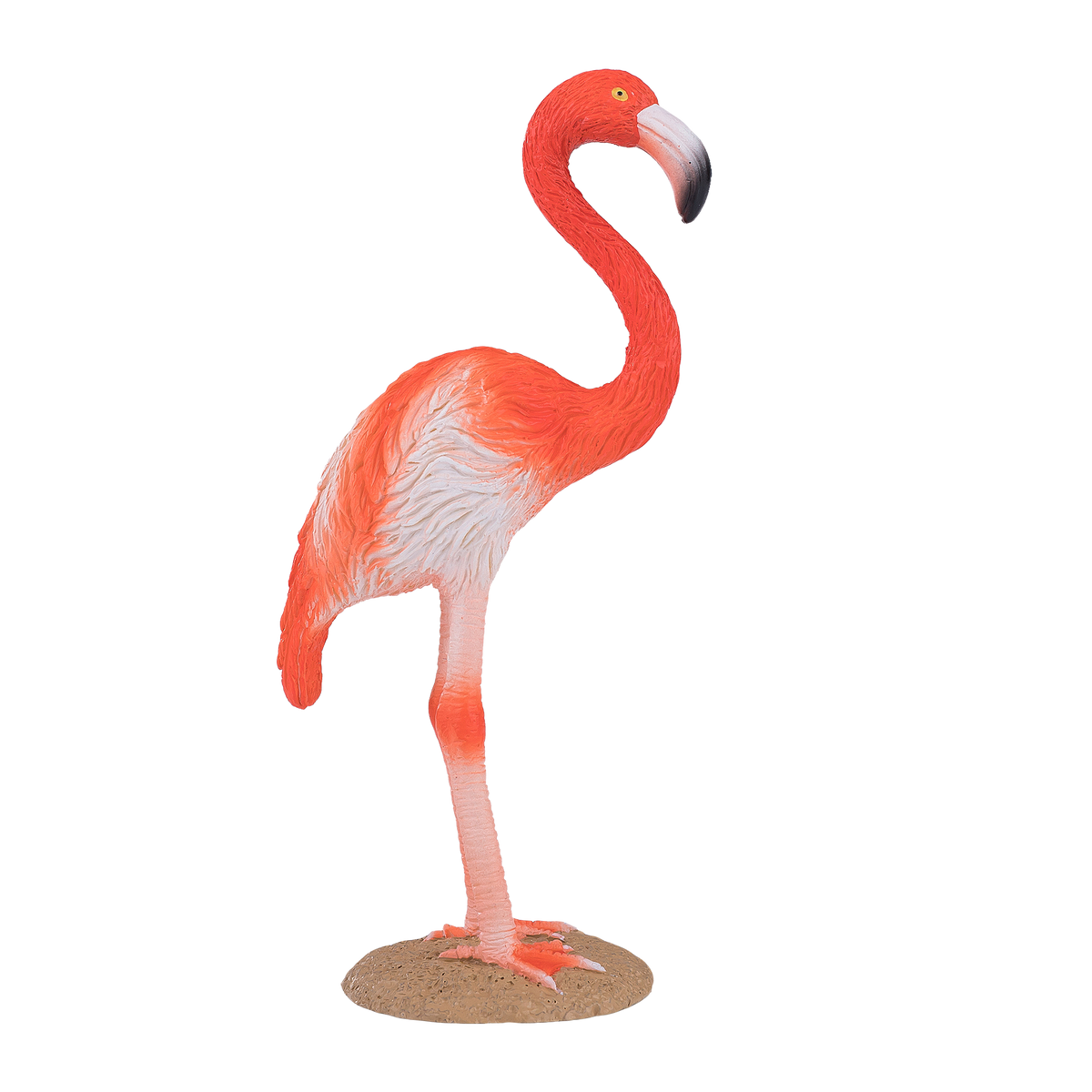 American Flamingo Toy Realistic Exotic Bird Figurine