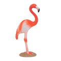 American Flamingo Toy Realistic Exotic Bird Figurine