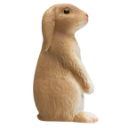 Rabbit Sitting Toy Realistic Small Animal Figurine