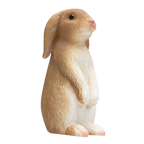 Rabbit Sitting Toy Realistic Small Animal Figurine