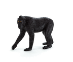 Black Crested Macaque Toy Realistic Primate Figurine