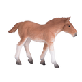 Suffolk Punch Foal Toy Realistic Horse Figurine