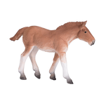 Suffolk Punch Foal Toy Realistic Horse Figurine