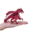Red Dragon Toy Fantasy Mythical Creature Figure