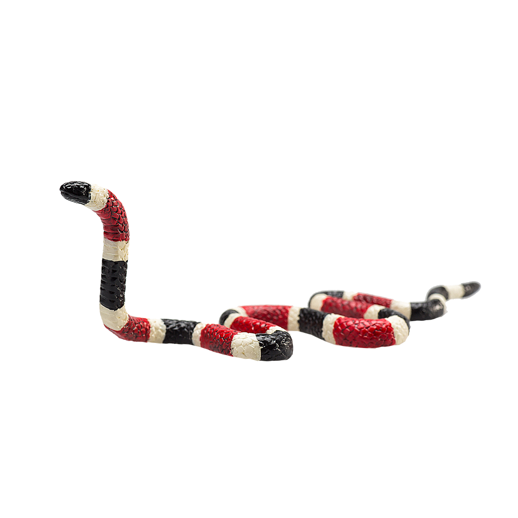 Coral Snake Toy Realistic Reptile Figurine