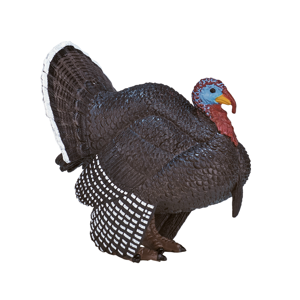 Male Turkey Toy Figure Farmyard Animal Model