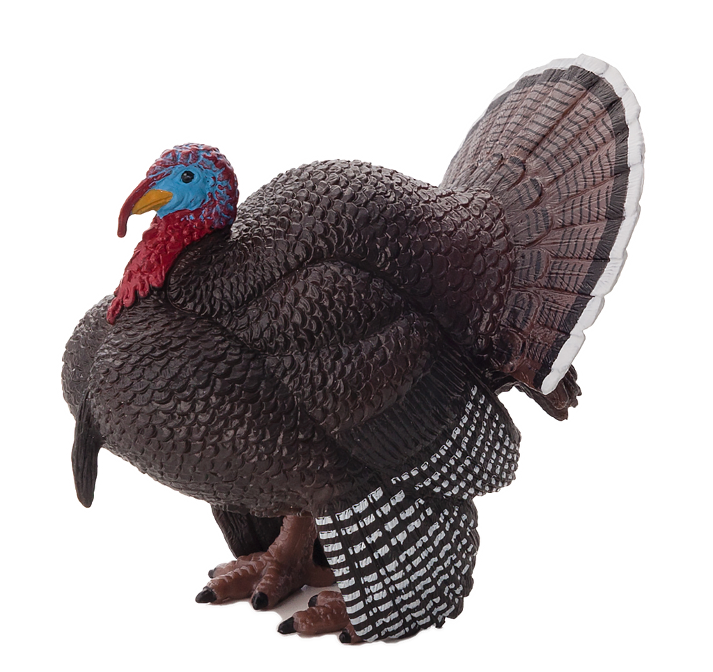 Male Turkey Toy Figure Farmyard Animal Model